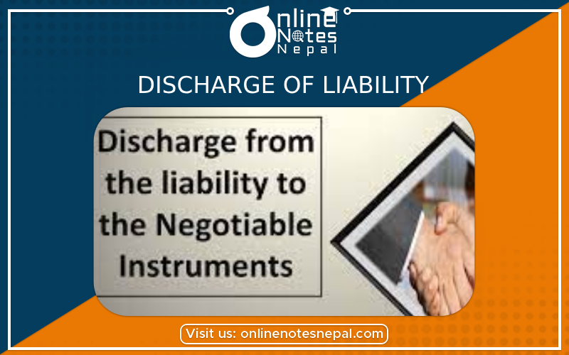 Discharge of Liability